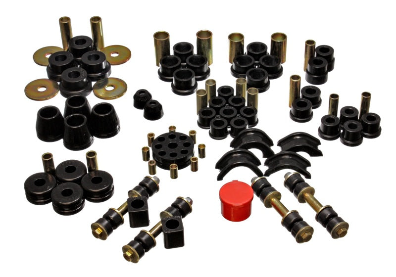 Energy Suspension 74-78 Nissan 260Z/280Z Black Hyper-Flex Master Bushing Set Bushings - Full Vehicle Kits Energy Suspension