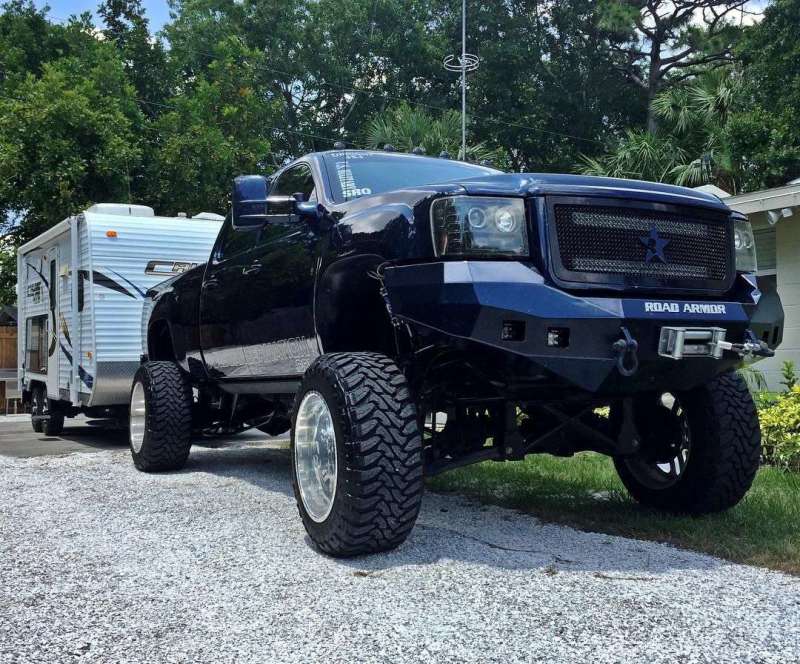 Road Armor 11-14 Chevy 2500 Stealth Front Winch Bumper - Tex Blk Bumpers - Steel Road Armor