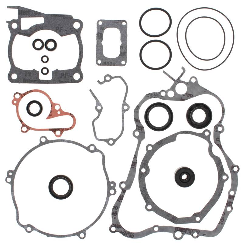 Vertex Gaskets 94-97 Yamaha YZ125 Complete Gasket Kit w/ Oil Seals Engine Hardware Vertex Pistons