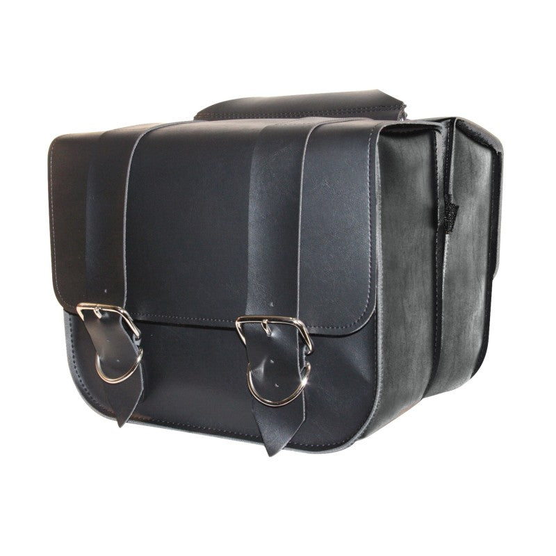 Willie & Max Universal Standard Touring Saddlebags (14 in L x 13 in W x 5.5 in H) - Black Bags - Saddlebags Willie & Max