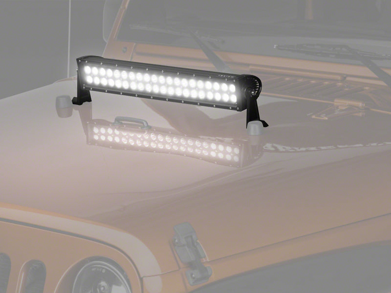 Raxiom 20-In Dual Row LED Light Bar Flood/Spot Combo Beam Universal (Some Adaptation Required) Light Bars & Cubes Raxiom