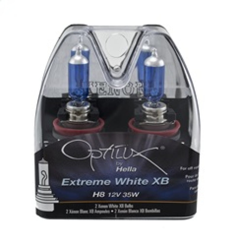 Hella Optilux H8 12V/35W XB Xenon White Bulb (pair) Bulbs Hella