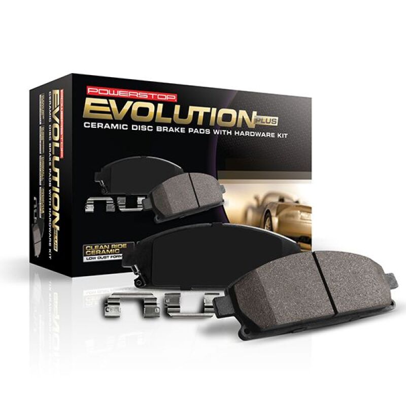 Power Stop 23-24 Chevrolet Corvette Rear Z17 Evo Ceramic Pad w/Hardware Brake Pads - OE PowerStop
