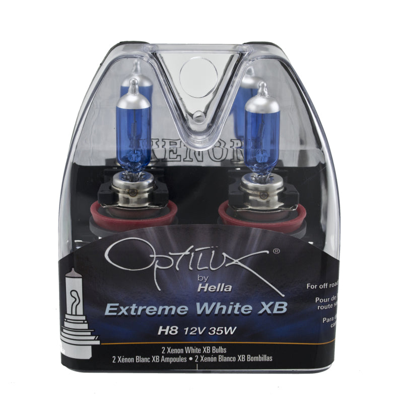 Hella Optilux H8 12V/35W XB Xenon White Bulb (pair) Bulbs Hella