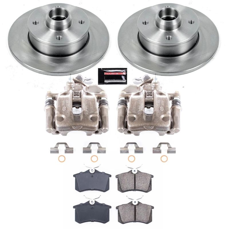 Power Stop 93-94 Volkswagen Golf Rear Autospecialty Brake Kit w/Calipers Brake Kits - OE PowerStop