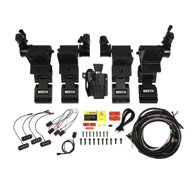 Westin 19-25 Chevrolet Silverado/Sierra 1500 Double Cab Pro-e Electric Running Boards - Textured BLK Running Boards Westin