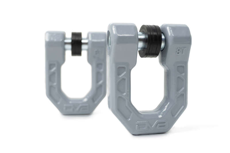 DV8 Offroad Elite Series D-Ring Shackles - Pair (Gray) Bumper Accessories DV8 Offroad