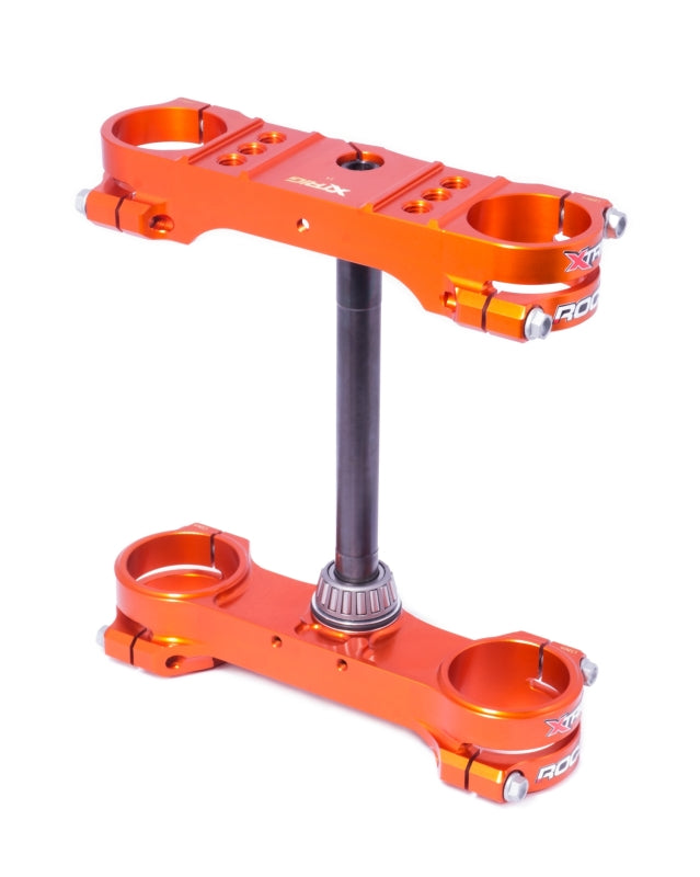XTrig 03-23 KTM 105 SX/ 85 SX ROCS Tech Clamp Offset 14 mm. - Orange Clamps XTrig