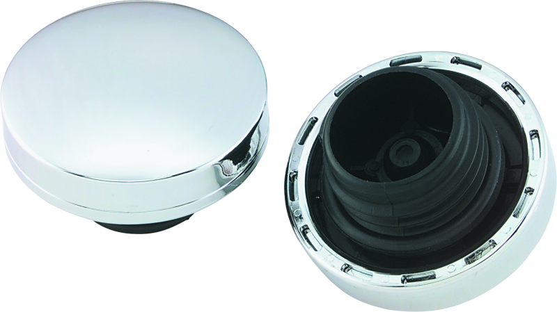 Bikers Choice 82-E96 Non-Vented High Top Gas Cap Left Side Fat Bob Screw In Type Fuel Caps Bikers Choice