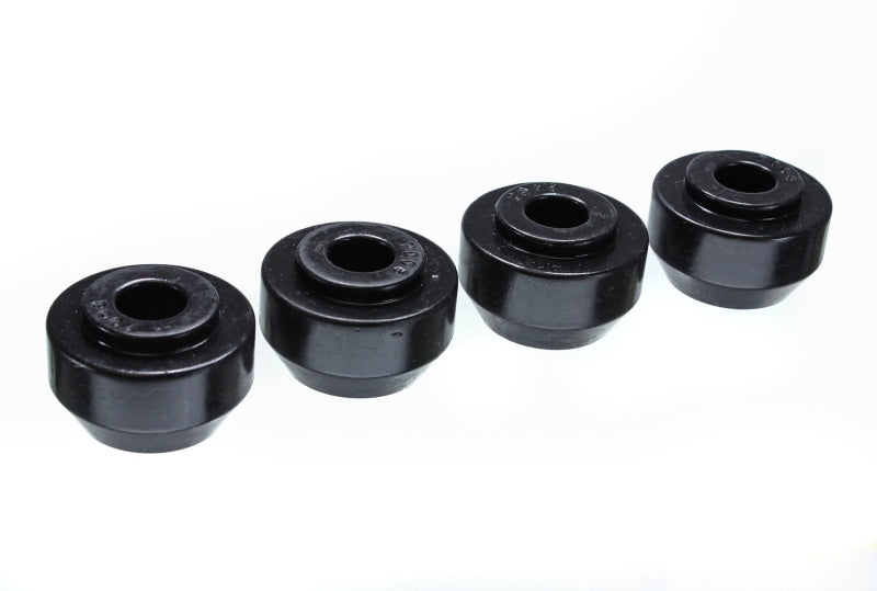 Energy Suspension 64-66 Ford Mustang Black Front Strut Rod Bushing Set Bushing Kits Energy Suspension