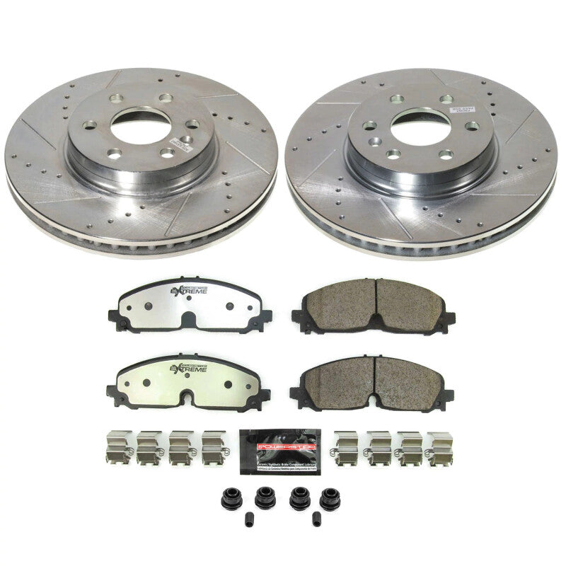 Power Stop 21-22 Chevrolet Colorado Front Z36 Truck & Tow Brake Kit Brake Kits - Performance D&S PowerStop