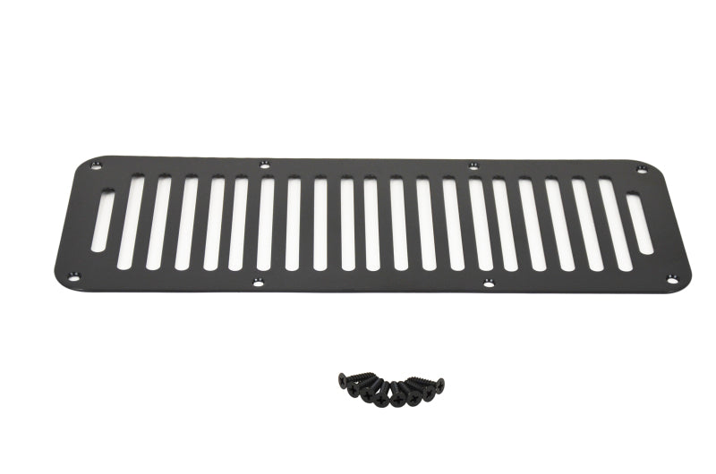 Kentrol 87-95 Jeep Wrangler YJ Hood Vent 8 Holes - Powdercoat Black Hoods Kentrol