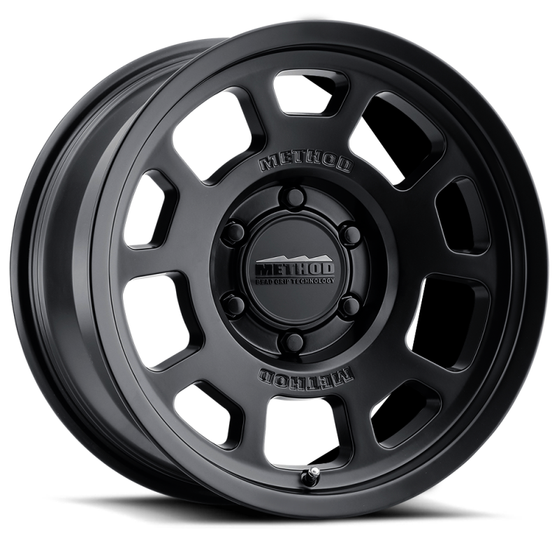 Method MR705 17x8.5 0mm Offset 5x5 71.5mm CB Matte Black Wheel Wheels - Cast Method Wheels