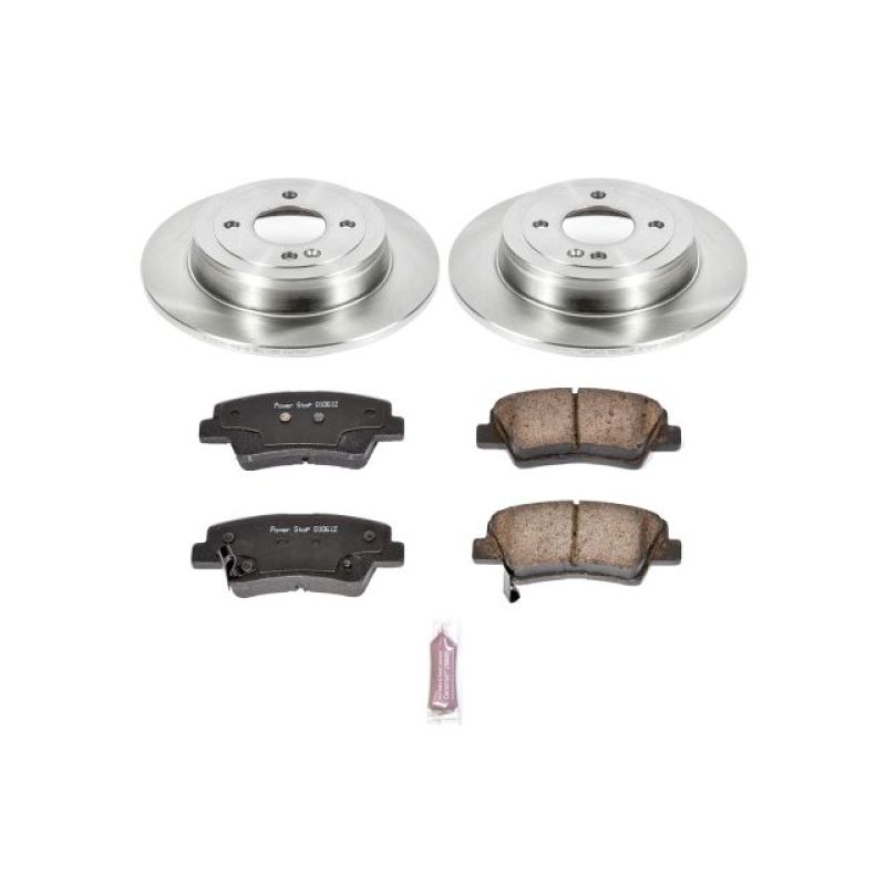 Power Stop 12-18 Hyundai Accent Rear Autospecialty Brake Kit Brake Kits - OE PowerStop