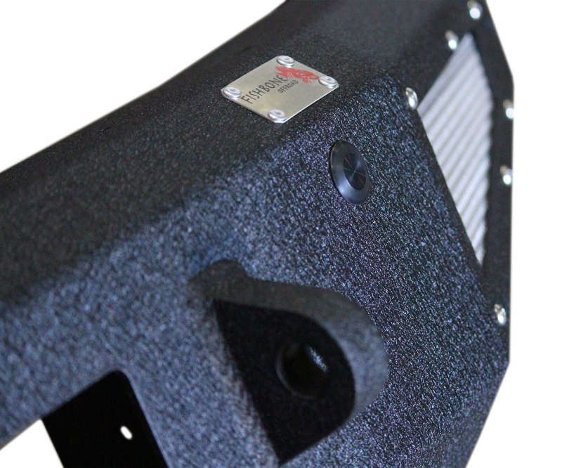 Fishbone Offroad 2021+ Ford Bronco Front Bumper - Black Bumpers - Steel Fishbone Offroad