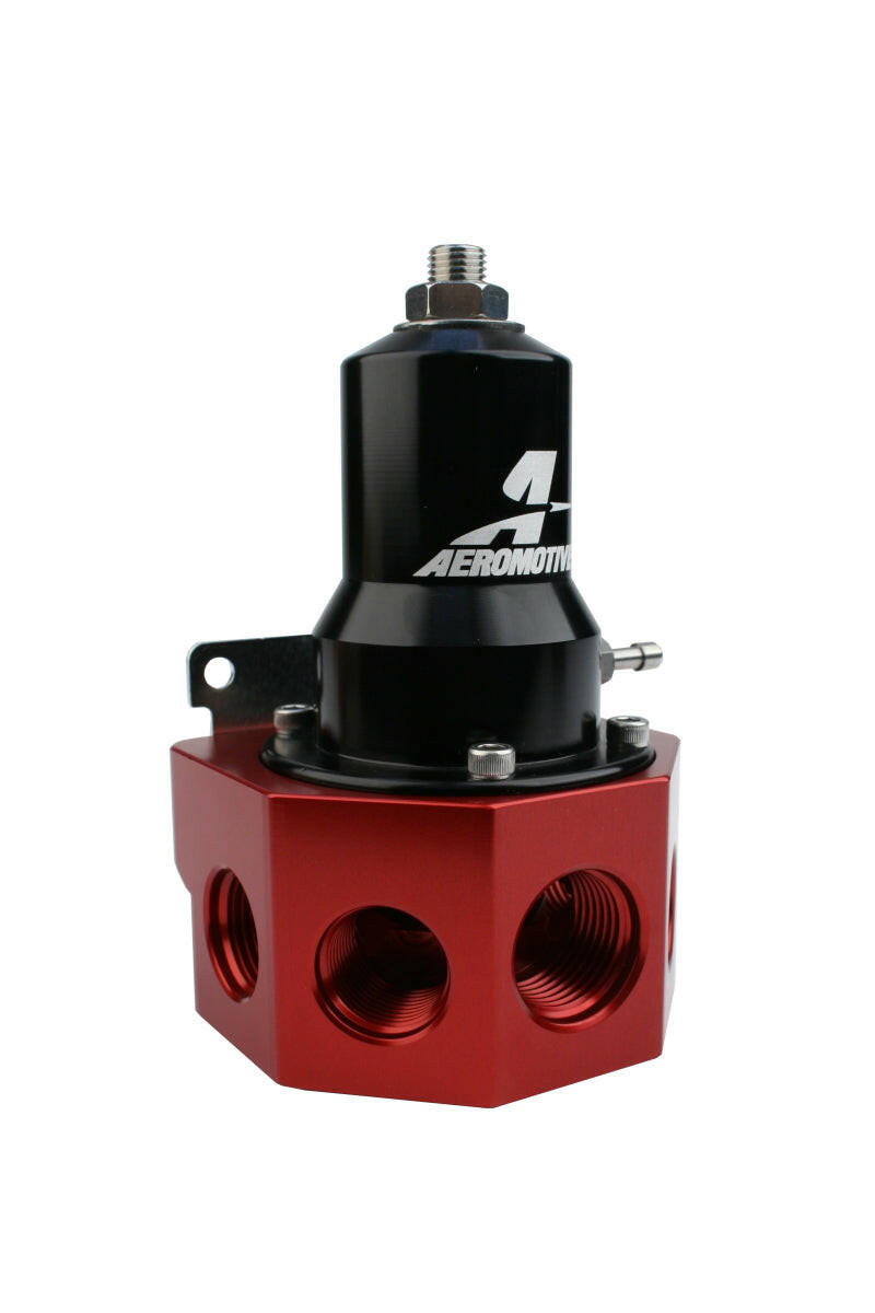 Aeromotive Regulator - 30-120 PSI - .500 Valve - 4x AN-08 and AN-10 inlets / AN-10 Bypass Fuel Pressure Regulators Aeromotive