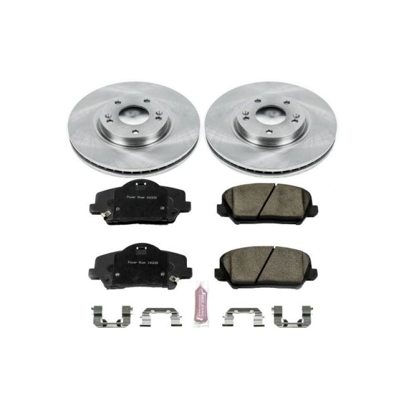 Power Stop 14-17 Kia Forte5 Front Autospecialty Brake Kit Brake Kits - OE PowerStop