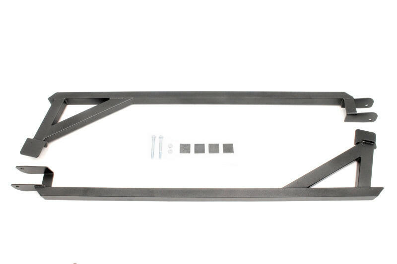 BMR 82-82 3rd Gen F-Body Weld-On Boxed Subframe Connectors (Inside Frame Exhaust) - Black Hammertone Chassis Bracing BMR Suspension