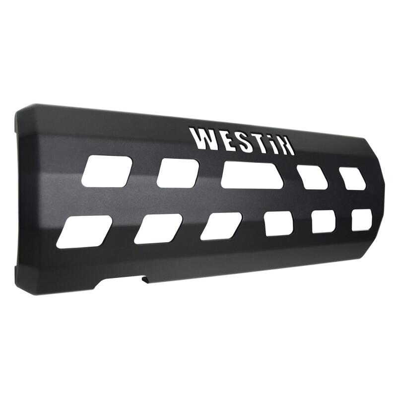 Westin 18-22 Jeep Wrangler JL (Excl. 4xe) Muffler Skid Plate - Tex. Blk Skid Plates Westin