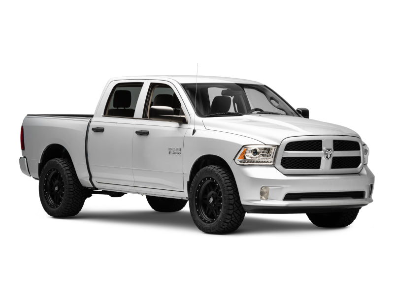 Raxiom 09-18 Dodge RAM 1500 LED Halo Headlights w/ Switchback Turn Signals- Chrome Hsng (Clear Lens) Headlights Raxiom