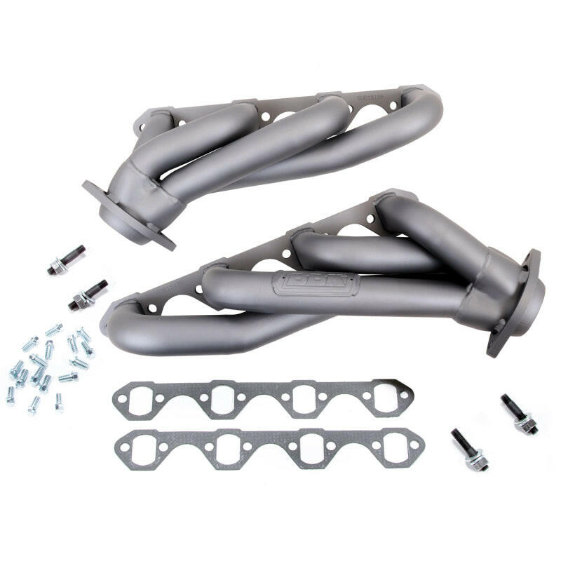 BBK 79-93 Mustang 5.0 Shorty Unequal Length Exhaust Headers - 1-5/8 Titanium Ceramic Headers & Manifolds BBK
