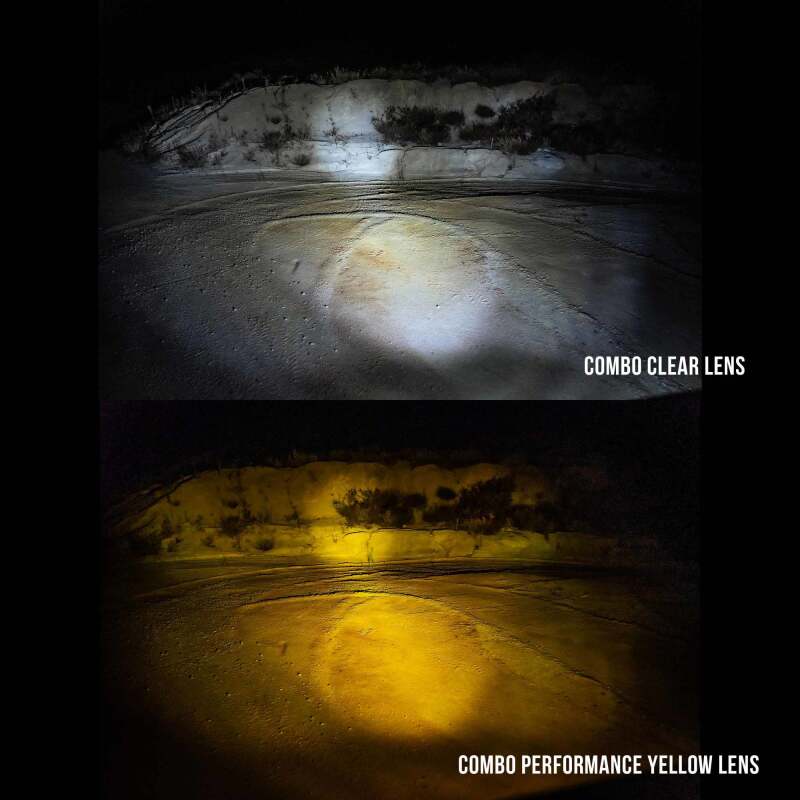 KC HiLiTES FLEX ERA LED Performance Yellow Combo Lens for Light Bars Light Bars & Cubes KC HiLiTES