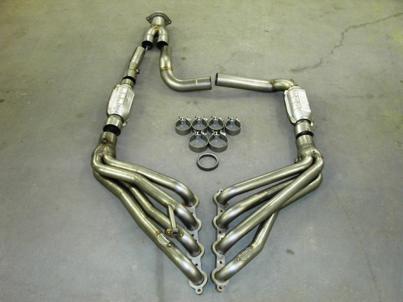 Stainless Works Chevy/GMC Truck 1999-02 Headers 4WD with Converters Headers & Manifolds Stainless Works