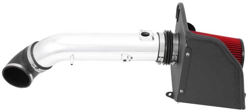 Spectre 11-13 GM 2500HD/3500HD V8-6.0L F/I Air Intake Kit - Polished w/Red Filter Cold Air Intakes Spectre