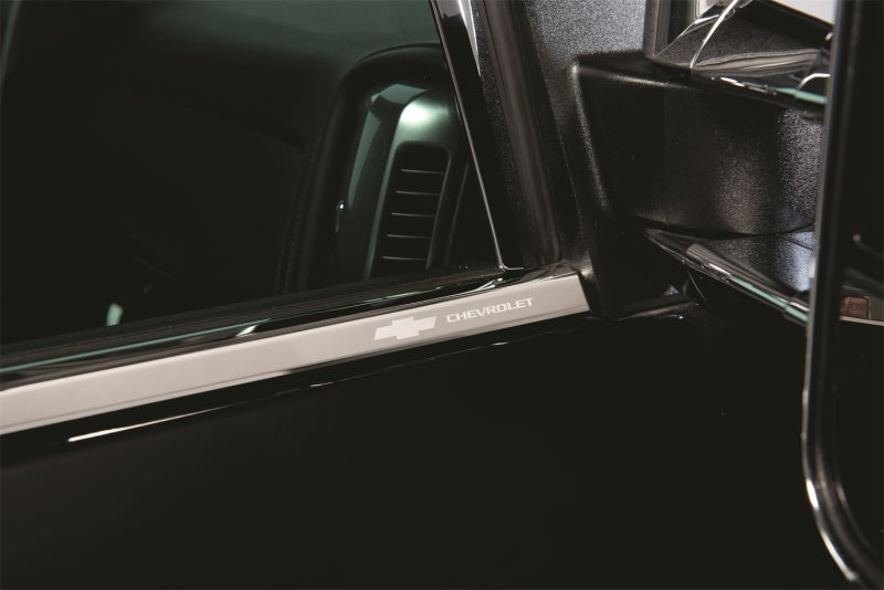 Putco 15-19 Chevy Silverado HD - Standard Cab - Window Trim Wind Deflectors Putco