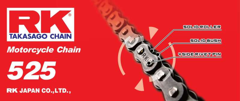 RK Chain RK-M 525-100L - Natural Chains RK Chain