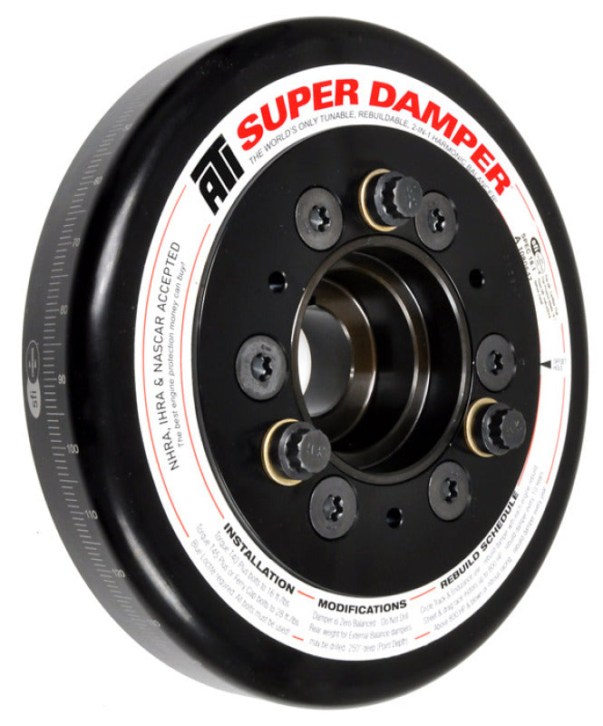 ATI Damper - 6.325in - Alum - Nissan - L16 18 20 - 3 Ring Crankshaft Dampers ATI