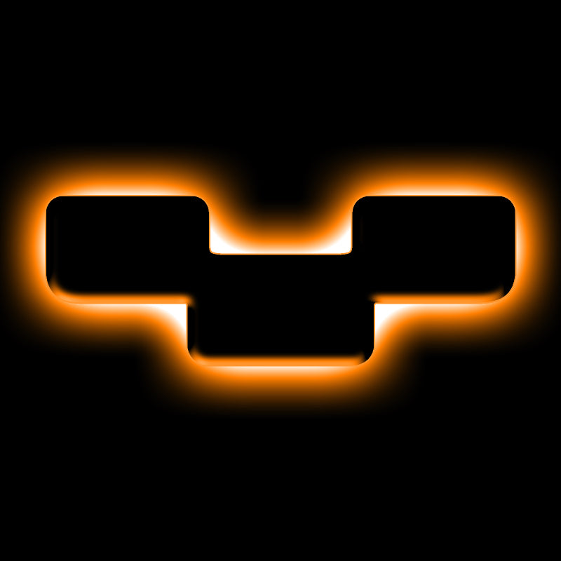 ORACLE Lighting Universal Illuminated LED Letter Badges - Matte Blk Surface Finish - Y Light Accessories and Wiring ORACLE Lighting