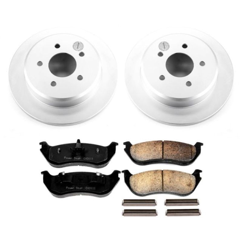 Power Stop 96-02 Ford Crown Victoria Rear Z17 Evolution Geomet Coated Brake Kit Brake Kits - Performance Blank PowerStop