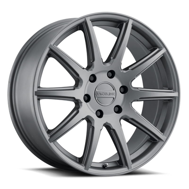 Raceline 159G Spike 20x8.5in / 6x135 BP / 35mm Offset / 87.1mm Bore - Gunmetal Wheel Wheels - Cast Raceline