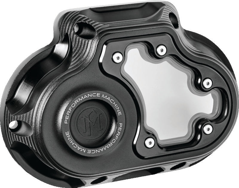 Performance Machine Vision Clutch Cover W/Bezel - Black Ops Engine Covers Performance Machine