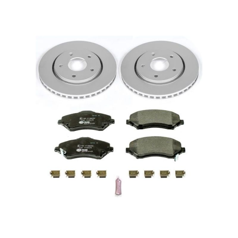 Power Stop 08-16 Chrysler Town & Country Front Euro-Stop Brake Kit Brake Kits - OE PowerStop