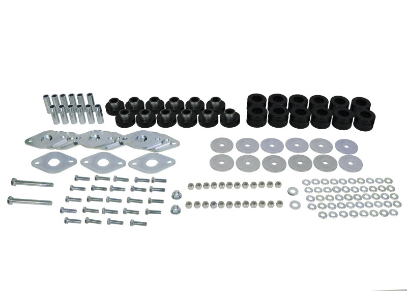 Whiteline 2007-2014 Jeep Wrangler Body Mount Bushing Set Bushing Kits Whiteline