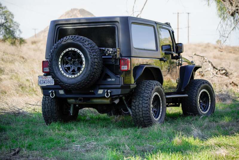 DV8 07-18 Jeep Wrangler (JK) Tire Carrier for MTO Bumper Chase Racks DV8 Offroad