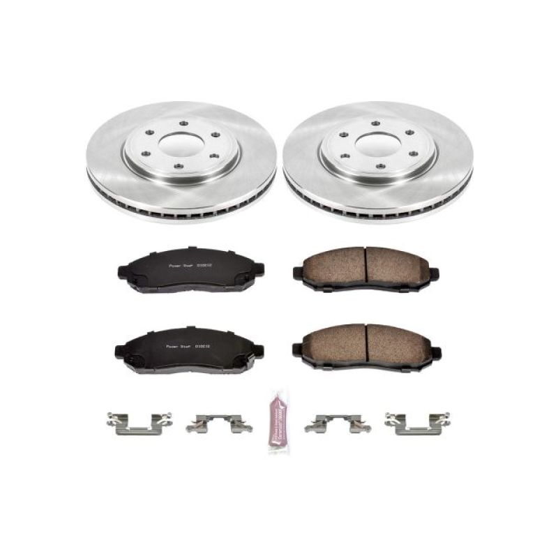 Power Stop 05-18 Nissan Frontier Front Autospecialty Brake Kit Brake Kits - OE PowerStop