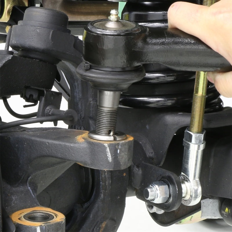 RockJock JK Currectlync Steering Sys. w/Flipped Drag Link 1.65in Dia. Tie Rod 1.3in Dia. w/Hardware Steering Knuckles & Spindles RockJock