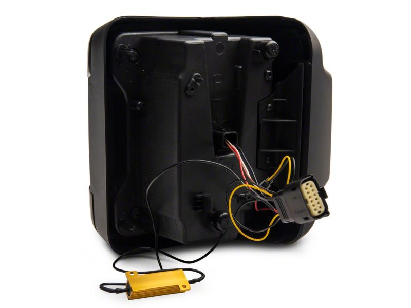 Raxiom 18-23 Jeep Wrangler JL Axial Series Carver LED Tail Lights- Blk Housing (Smoked Lens) Tail Lights Raxiom