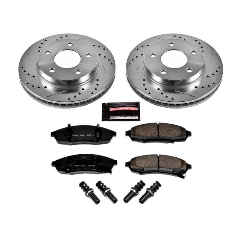 Power Stop 87-94 Oldsmobile Cutlass Cruiser Front Z23 Evolution Sport Brake Kit Brake Kits - Performance D&S PowerStop