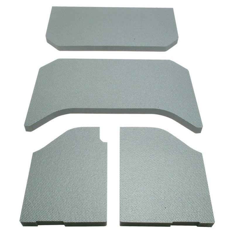 DEI 11-18 Jeep Wrangler JK 4-Door Boom Mat Headliner - 4 Piece - Gray Hard Top Accessories DEI