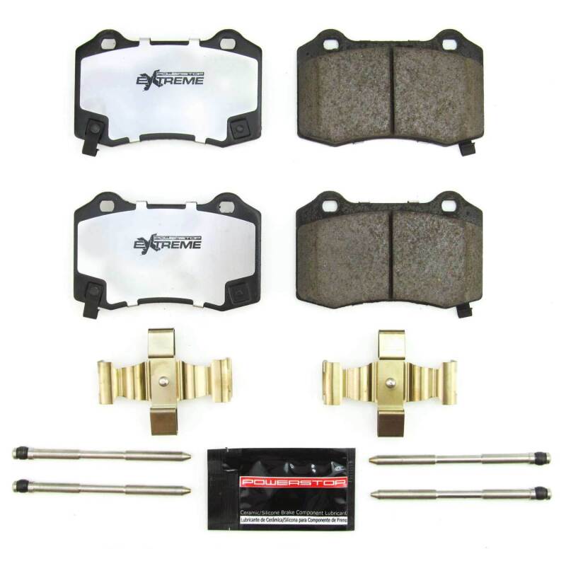 Power Stop 18-21 Jeep Grand Cherokee Rear Z36 Truck & Tow Brake Pads w/Hardware Brake Pads - Performance PowerStop