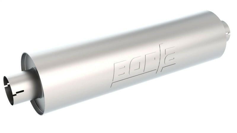 Borla 3in In/Out 6.75in Diameter x 24in Turbo XL Muffler - Developed for Truck Applications Muffler Borla