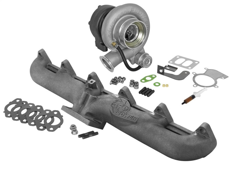 aFe Power Bladerunner Turbocharger w/ Exhaust Manifold 98.5-02 Dodge Diesel Trucks L6-5.9 (td) Turbochargers aFe