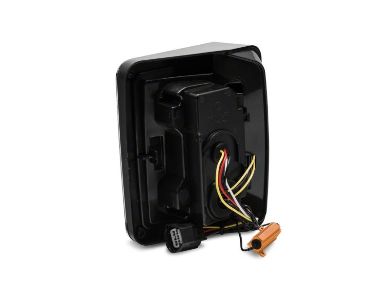 Raxiom 07-18 Jeep Wrangler JK Axial Series Vision LED Tail Lights- Blk Housing (Clear Lens) Tail Lights Raxiom