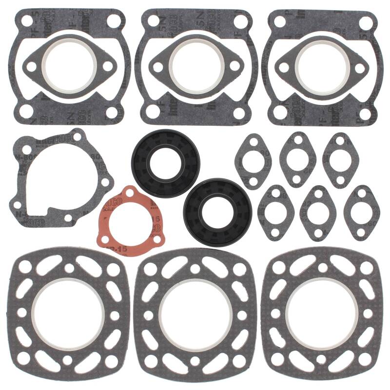 Vertex Gaskets 79-82 Polaris Centurion Complete Gasket Kit w/ Oil Seals Engine Hardware Vertex Pistons
