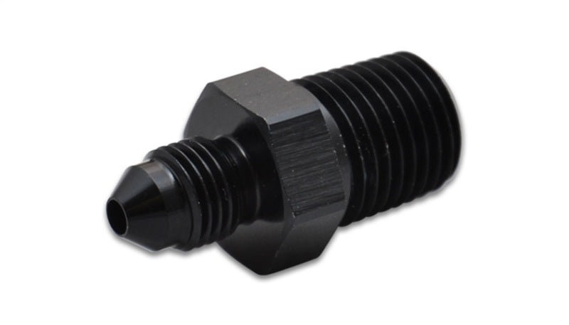 Vibrant -4AN to 1/8in NPT Straight Adapter Fitting - Aluminum Fittings Vibrant