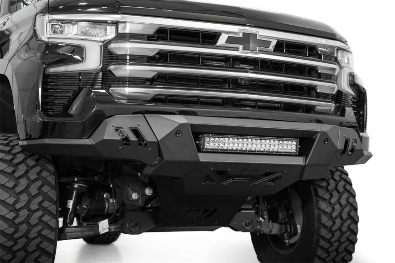 ADD 2022+ Chevrolet Silverado 1500 Black Label Front Bumper Bumpers - Steel Addictive Desert Designs